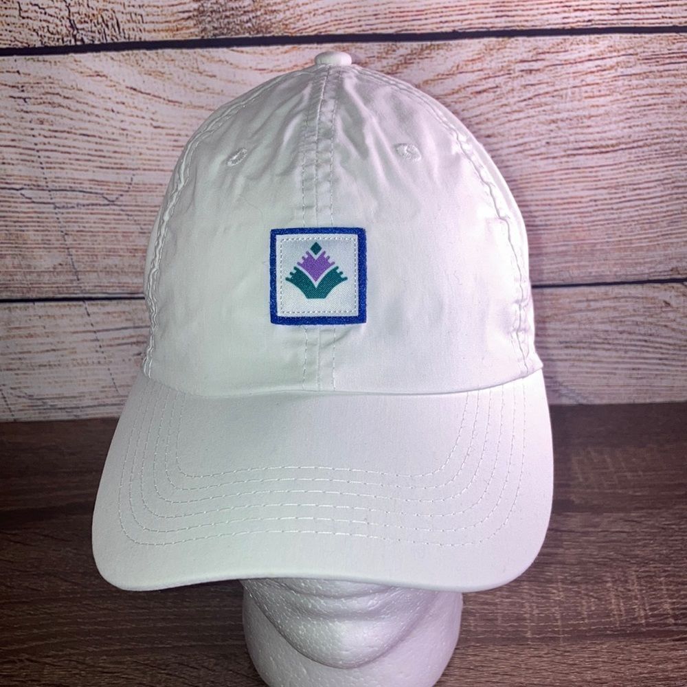 Mens Imperial Golf White Adjustable Hat W/ Mira Vista Country Club Logo